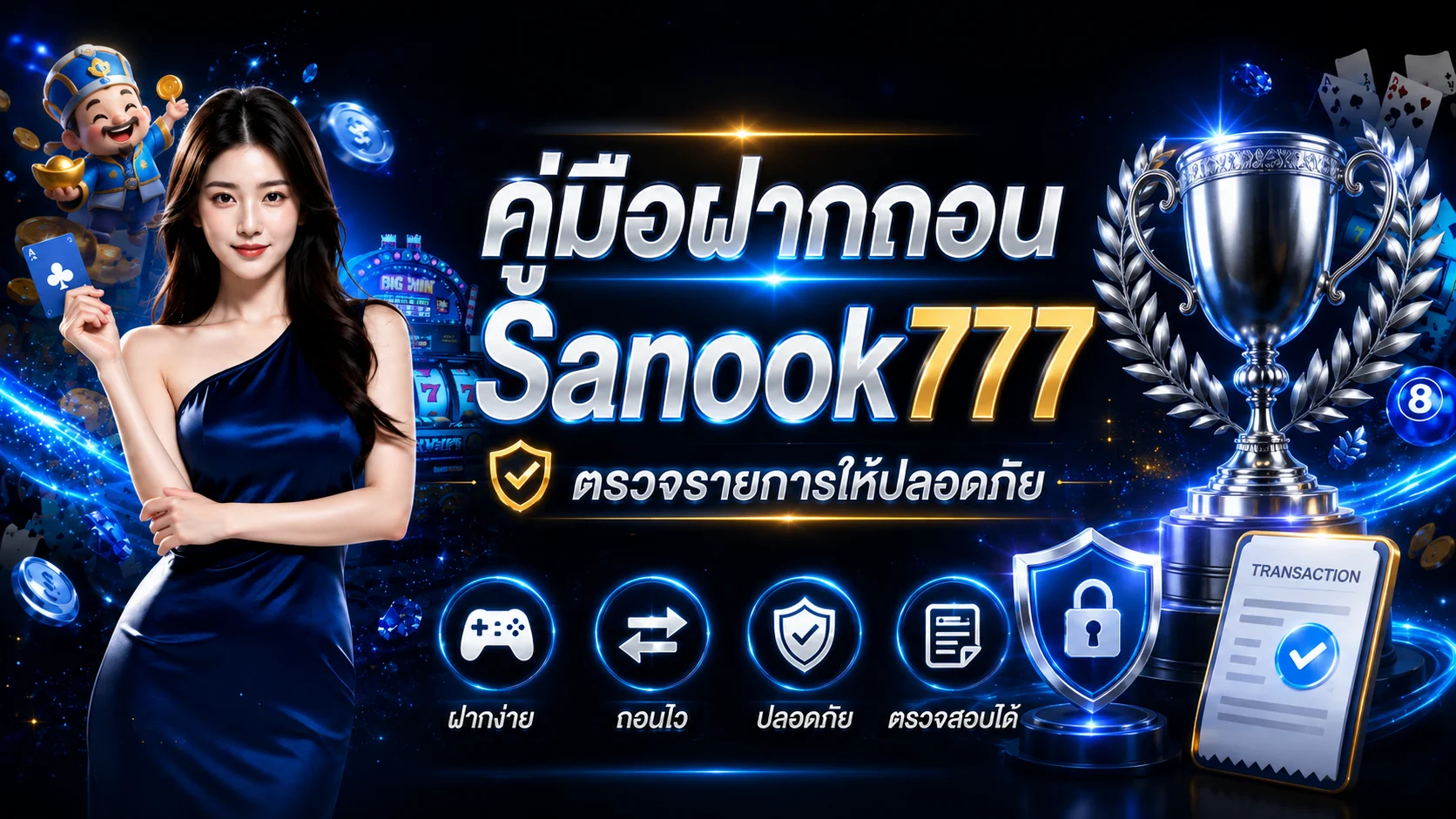 Sanook777 ฝากถอน | คู่มือตรวจรายการอย่างปลอดภัย